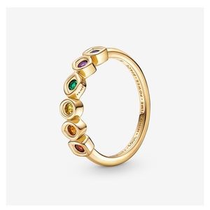 Pandora Marvel The Avengers Infinity Stones Ring SIZE 4.5